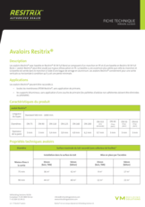 Resitrix avaloirs - FT